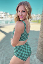 Load image into Gallery viewer, Bali Checkered Swim Top
