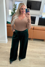 Load image into Gallery viewer, Velvet Elvis Wide Leg Velvet Pants
