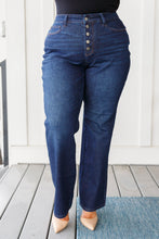 Load image into Gallery viewer, Arlo High Rise Button-Fly Straight Jeans
