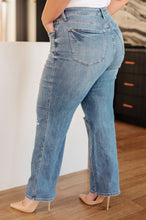 Load image into Gallery viewer, Bree High Rise Control Top Distressed Straight Jeans
