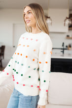 Load image into Gallery viewer, Candy Buttons Pom Detail Sweater
