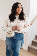 Load image into Gallery viewer, Candy Buttons Pom Detail Sweater
