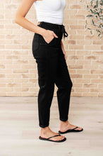 Load image into Gallery viewer, Carmen Double Cuff Joggers in Black
