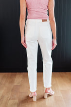 Load image into Gallery viewer, Charlene High Rise Contrast Thread Jogger in Ecru
