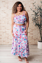 Load image into Gallery viewer, Cutie Patootie Tiered Skirt and Top Set in Blue
