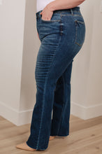 Load image into Gallery viewer, Josephine Mid Rise Raw Hem Bootcut Jeans
