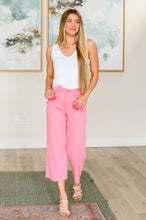 Load image into Gallery viewer, Lisa High Rise Control Top Wide Leg Crop Jeans in Pink
