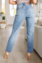 Load image into Gallery viewer, Nora High Rise Rigid Magic Destroy Slim Straight Jeans
