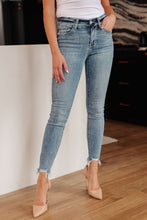 Load image into Gallery viewer, Sherry Mid Rise Release Waistband Detail Skinny
