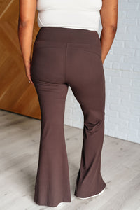 Stamina Stride Flare Leggings in Espresso