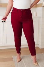 Load image into Gallery viewer, Wanda High Rise Control Top Skinny Jeans Scarlet
