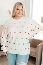 Load image into Gallery viewer, Candy Buttons Pom Detail Sweater
