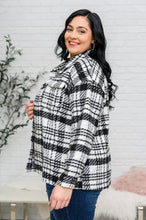 Load image into Gallery viewer, Kate Plaid Jacket in Black &amp; White
