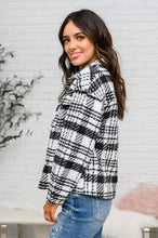 Load image into Gallery viewer, Kate Plaid Jacket in Black &amp; White
