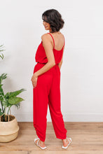 Load image into Gallery viewer, Livin&#39; The Dream Jumpsuit in Red
