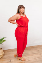 Load image into Gallery viewer, Livin&#39; The Dream Jumpsuit in Red
