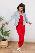 Load image into Gallery viewer, Livin&#39; The Dream Jumpsuit in Red
