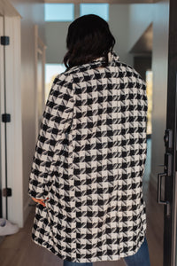 Monochromatic Moment Plaid Coat