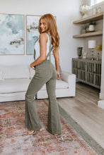 Load image into Gallery viewer, Olivia Control Top Release Hem Overalls in Olive
