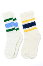 Load image into Gallery viewer, World&#39;s Best Dad Socks in Navy and Yellow
